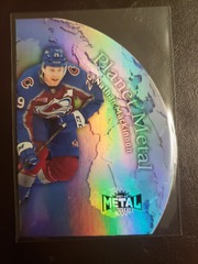 2021-22 Skybox Metal Universe Planet Metal Die Cut Nathan MacKinnon #PM-5